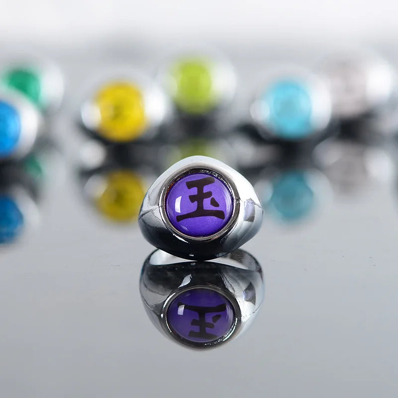 Hot Anime Ring Cosplay Akatsuki Itachi Pain Metal Finger Adult Ninja Props Accessories Cool Stuff Men Jewelry Children Kids Gift