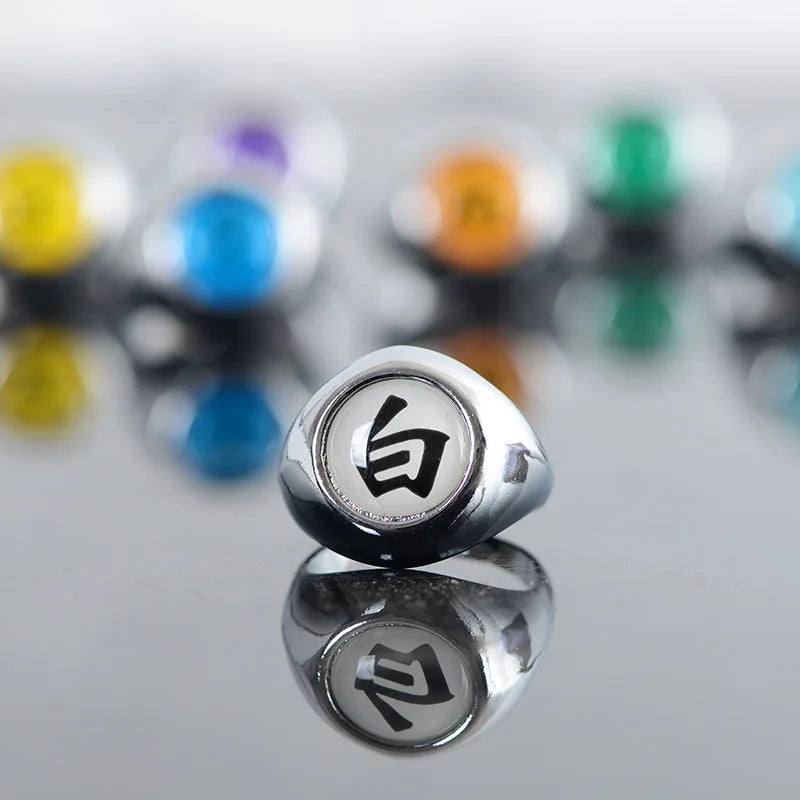 Hot Anime Ring Cosplay Akatsuki Itachi Pain Metal Finger Adult Ninja Props Accessories Cool Stuff Men Jewelry Children Kids Gift