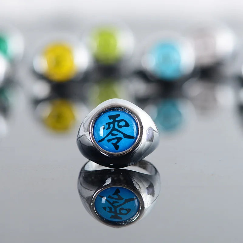 Hot Anime Ring Cosplay Akatsuki Itachi Pain Metal Finger Adult Ninja Props Accessories Cool Stuff Men Jewelry Children Kids Gift