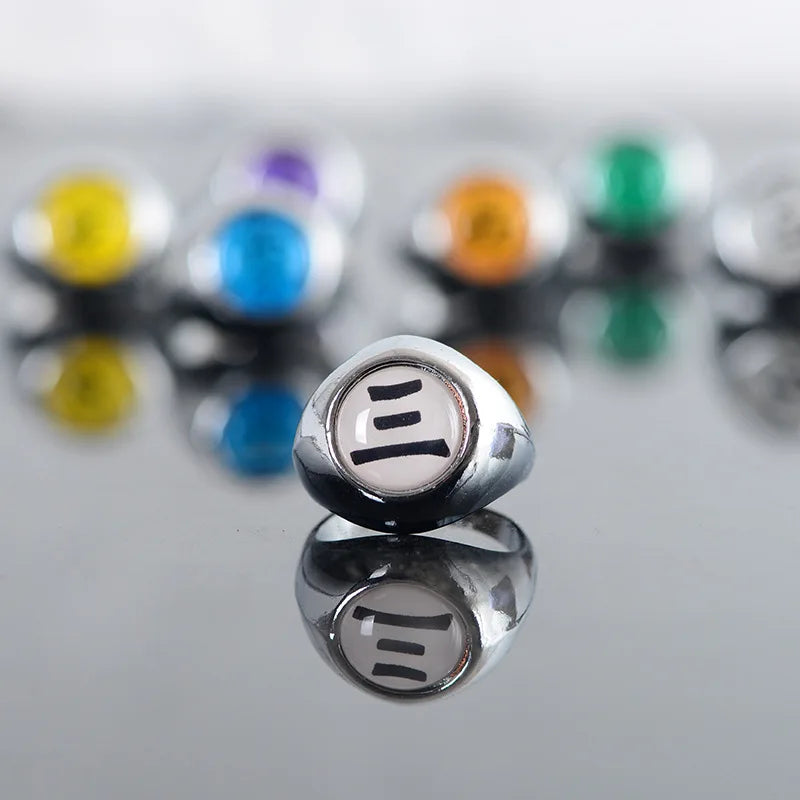 Hot Anime Ring Cosplay Akatsuki Itachi Pain Metal Finger Adult Ninja Props Accessories Cool Stuff Men Jewelry Children Kids Gift