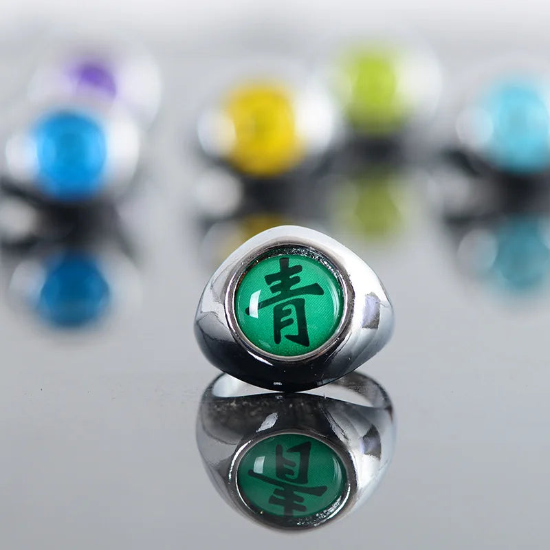 Hot Anime Ring Cosplay Akatsuki Itachi Pain Metal Finger Adult Ninja Props Accessories Cool Stuff Men Jewelry Children Kids Gift