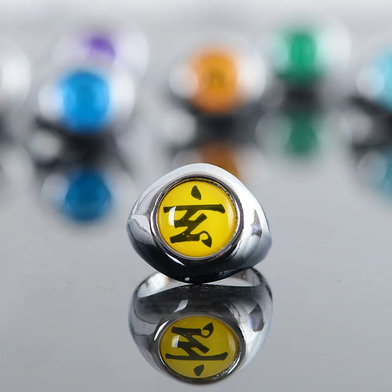Hot Anime Ring Cosplay Akatsuki Itachi Pain Metal Finger Adult Ninja Props Accessories Cool Stuff Men Jewelry Children Kids Gift