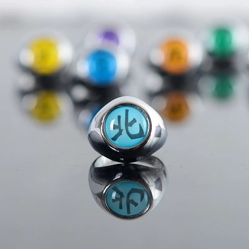Hot Anime Ring Cosplay Akatsuki Itachi Pain Metal Finger Adult Ninja Props Accessories Cool Stuff Men Jewelry Children Kids Gift