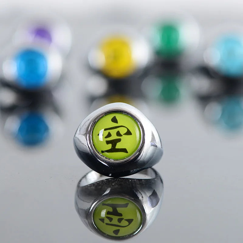 Hot Anime Ring Cosplay Akatsuki Itachi Pain Metal Finger Adult Ninja Props Accessories Cool Stuff Men Jewelry Children Kids Gift