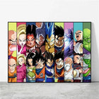 Anime Dragon Ball Canvas Painting Print Picture Goku Vegeta Hd Poster Children's Bedroom Decoration Wall Art Home Prints Gifts