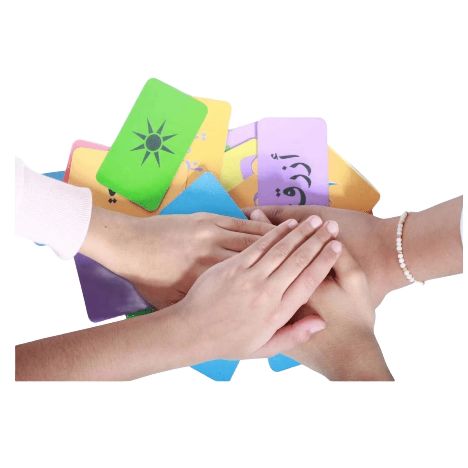 Colorful Arabic Learning Flash Cards, Brain Teaser Board Game for Family Gatherings, Must-have Party Favor, Perfect Gift Choice