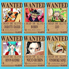 One Piece Wanted Poster Canvas Painting Print Picture Wall Art Bounty Anime Wall Bedroom Mural Luffy Zoro  Living Home Decor