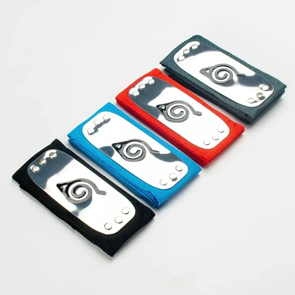 Bandai Naruto Sasuke Headband rebel ninja Konoha protective forehead Kakashi bandana cosplay anime Costume Accessories gift toy