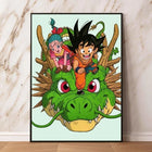 Anime Dragon Ball Canvas Painting Print Picture Goku Vegeta Hd Poster Children's Bedroom Decoration Wall Art Home Prints Gifts