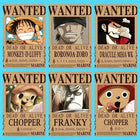 One Piece Wanted Poster Canvas Painting Print Picture Wall Art Bounty Anime Wall Bedroom Mural Luffy Zoro  Living Home Decor