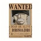 One Piece Wanted Poster Canvas Painting Print Picture Wall Art Bounty Anime Wall Bedroom Mural Luffy Zoro  Living Home Decor