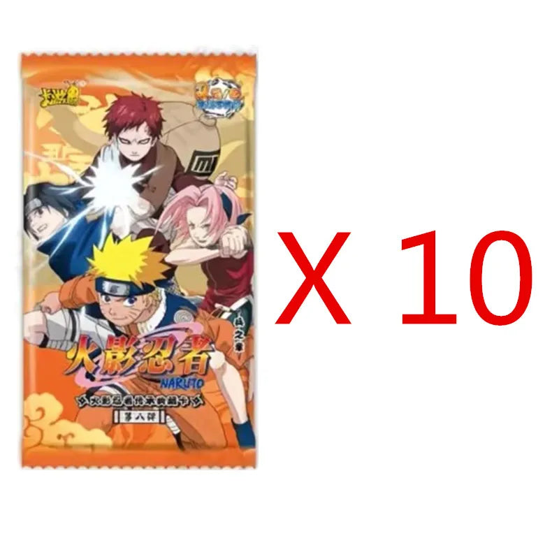 KAYOU Original Naruto Cards Uzumaki Sasuke Ninja Game Collection Rare Cards Box Flash Card KaYou Naruto Box Toys Gift