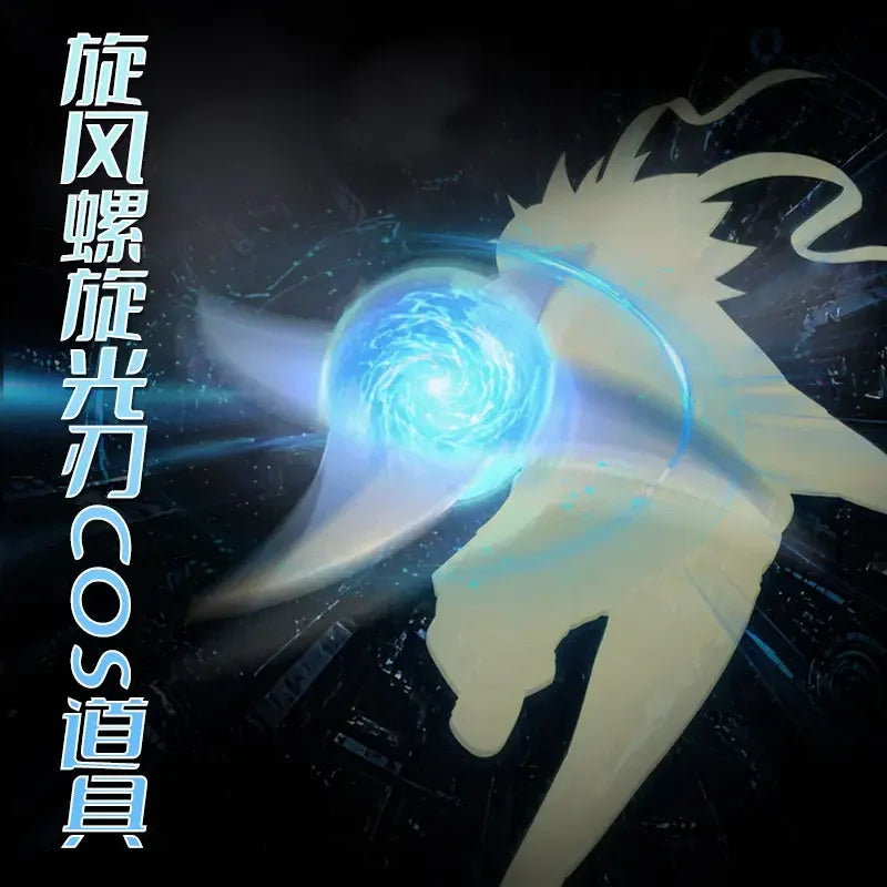 Anime Naruto Rasenshuriken LED Light Spinning Toy 7 Colors Changing Luminous Shuriken Cosplay Prop Fidget Stress Relief Toy Gift