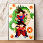 Anime Dragon Ball Canvas Painting Print Picture Goku Vegeta Hd Poster Children's Bedroom Decoration Wall Art Home Prints Gifts