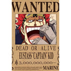 One Piece Wanted Poster Canvas Painting Print Picture Wall Art Bounty Anime Wall Bedroom Mural Luffy Zoro  Living Home Decor