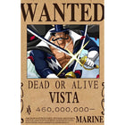 One Piece Wanted Poster Canvas Painting Print Picture Wall Art Bounty Anime Wall Bedroom Mural Luffy Zoro  Living Home Decor