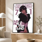 Anime BLEACH Poster 	 Poster Wall Sticker Waterproof Self Adhesive HD Art Bedroom Bar Decor