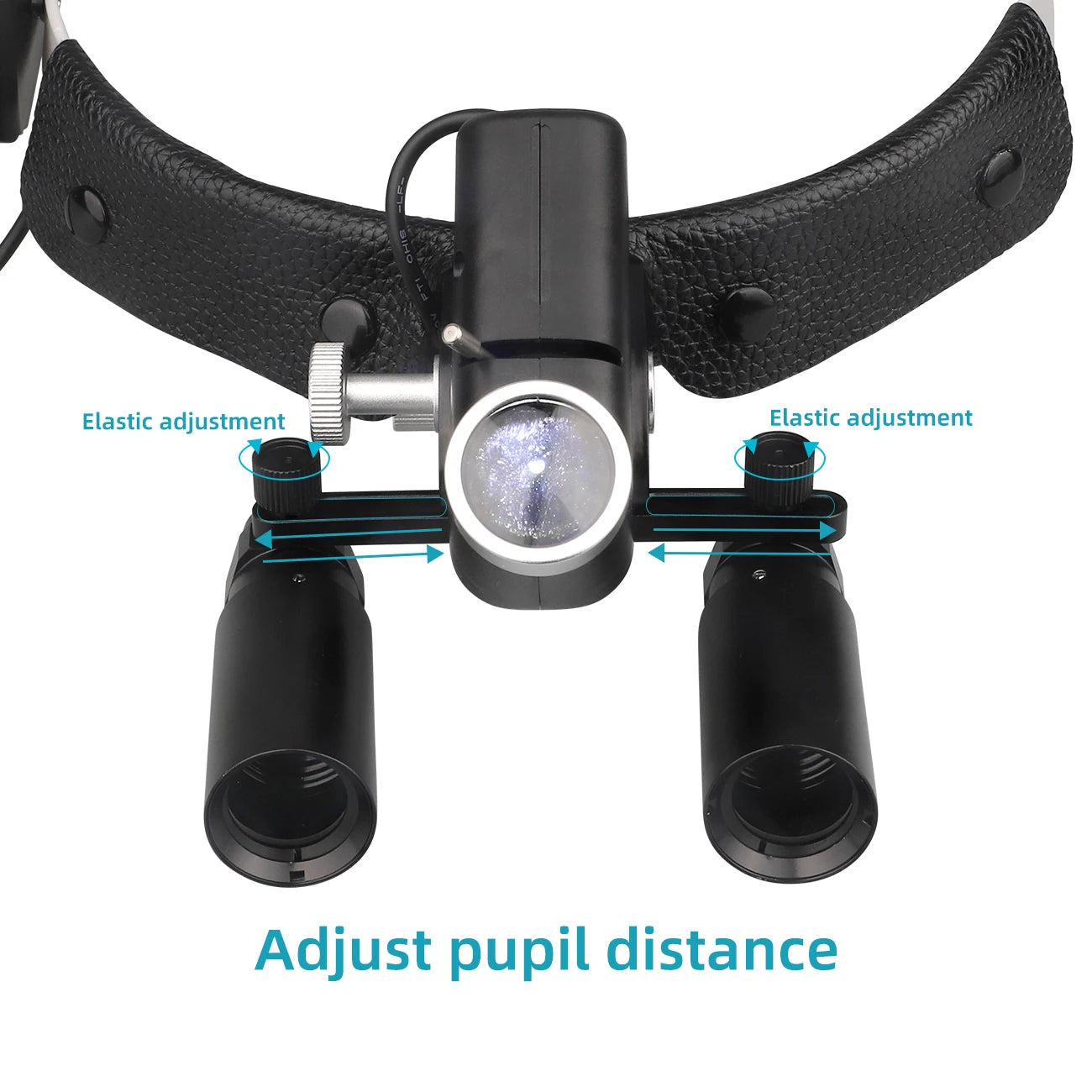5W Headlight Wireless Surgical Magnifying Glass 2.5X 4X 5X 6X Binocular Head Magnifier High Power Dental Loupes LED Head Light