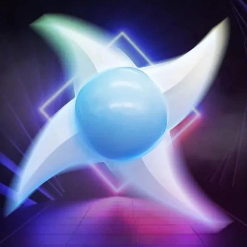 Anime Naruto Rasenshuriken LED Light Spinning Toy 7 Colors Changing Luminous Shuriken Cosplay Prop Fidget Stress Relief Toy Gift