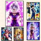 Anime Dragon Ball Canvas Painting Print Picture Goku Vegeta Hd Poster Children's Bedroom Decoration Wall Art Home Prints Gifts