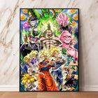 Anime Dragon Ball Canvas Painting Print Picture Goku Vegeta Hd Poster Children's Bedroom Decoration Wall Art Home Prints Gifts