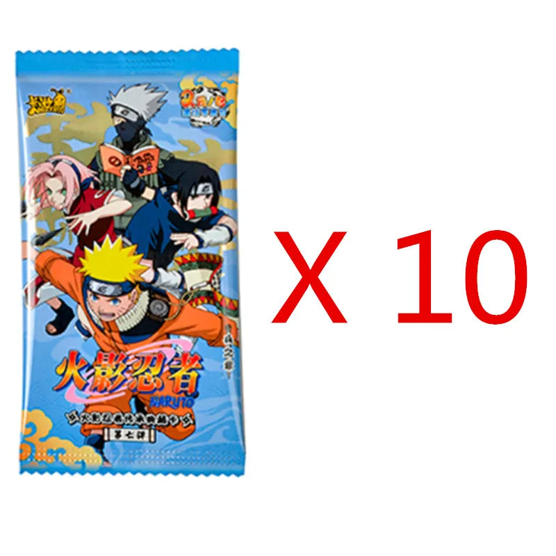 KAYOU Original Naruto Cards Uzumaki Sasuke Ninja Game Collection Rare Cards Box Flash Card KaYou Naruto Box Toys Gift