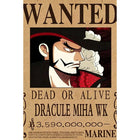 One Piece Wanted Poster Canvas Painting Print Picture Wall Art Bounty Anime Wall Bedroom Mural Luffy Zoro  Living Home Decor