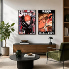 Anime BLEACH Poster 	 Poster Wall Sticker Waterproof Self Adhesive HD Art Bedroom Bar Decor