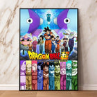 Anime Dragon Ball Canvas Painting Print Picture Goku Vegeta Hd Poster Children's Bedroom Decoration Wall Art Home Prints Gifts