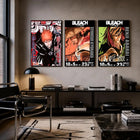 Anime BLEACH Poster 	 Poster Wall Sticker Waterproof Self Adhesive HD Art Bedroom Bar Decor