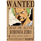 One Piece Wanted Poster Canvas Painting Print Picture Wall Art Bounty Anime Wall Bedroom Mural Luffy Zoro  Living Home Decor