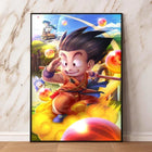 Anime Dragon Ball Canvas Painting Print Picture Goku Vegeta Hd Poster Children's Bedroom Decoration Wall Art Home Prints Gifts
