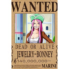 One Piece Wanted Poster Canvas Painting Print Picture Wall Art Bounty Anime Wall Bedroom Mural Luffy Zoro  Living Home Decor