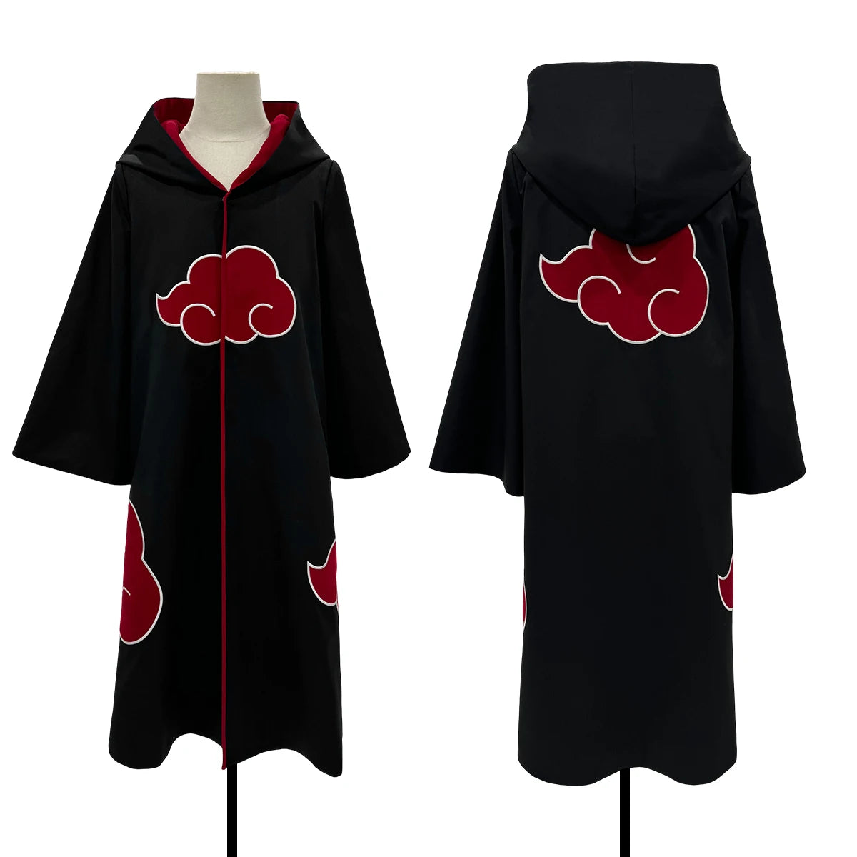 HOLOUN Uchiha Itachi Sasuke Anime Cosplay Costume Embroidery Hawk Team Cloak Pain Konan Sasori Halloween Christmas S-2XL