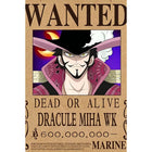 One Piece Wanted Poster Canvas Painting Print Picture Wall Art Bounty Anime Wall Bedroom Mural Luffy Zoro  Living Home Decor